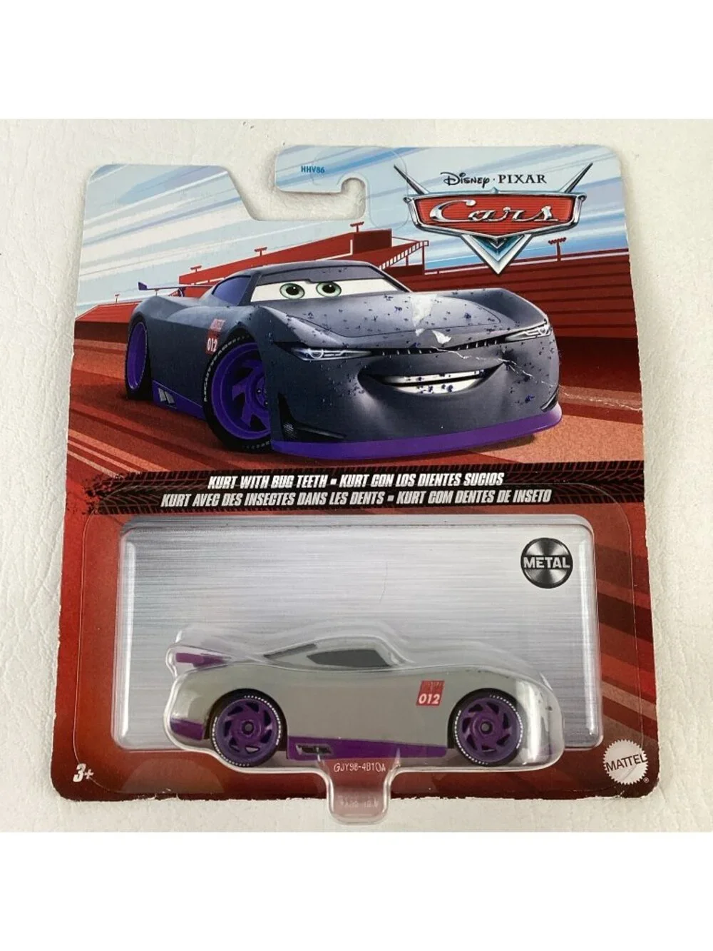 Disney Pixar Cars Kurt with Bug Teeth Diecast Metal Toy Car Sealed Mattel 2021